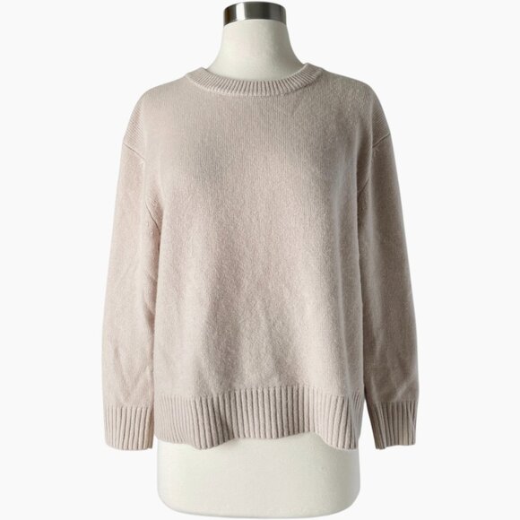 Naked Cashmere Kaia Sweater S Pink Beige 100% Cashmere Crewneck Pullover - Picture 7 of 7
